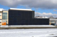 Photovoltaik-Fassaden-Anlage Steinheim Ansicht Süd