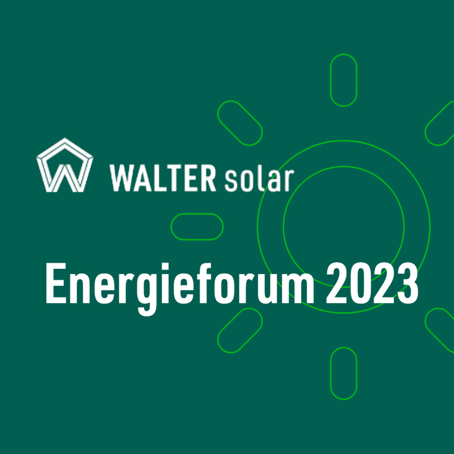 Walter Solar Energieforum am 17.11.2023